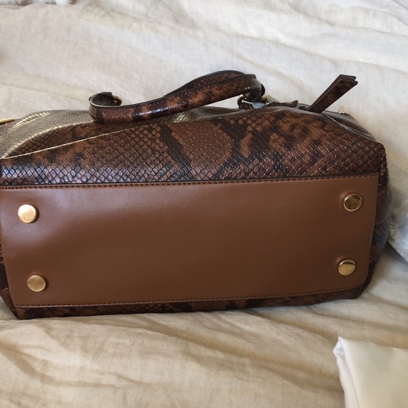 NWT Michael Kors elson large convertible satchel vegan leather crossbody strap - Picture 9 of 9